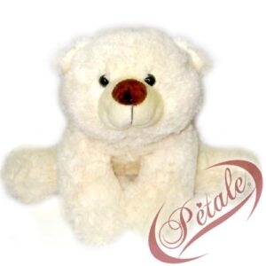 Peluche acostado blanco